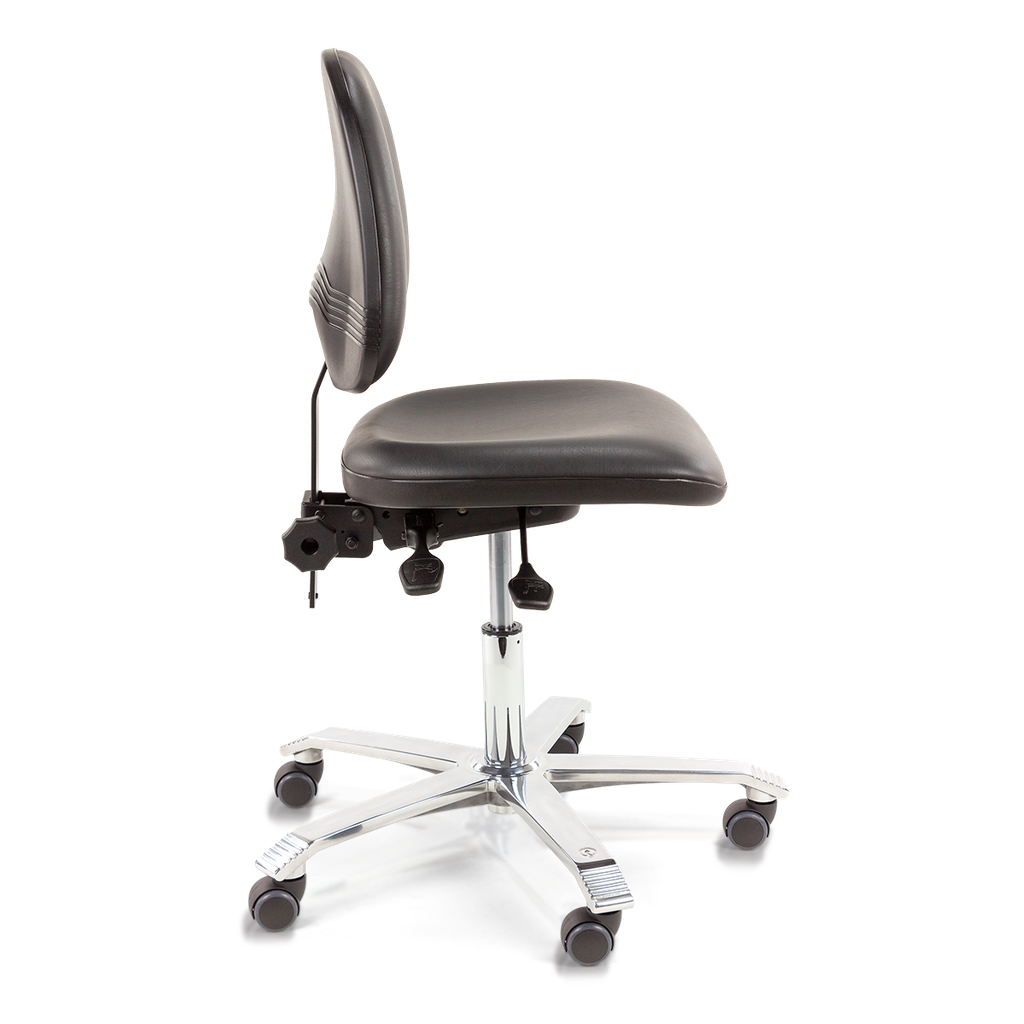 Ergo 2300 Leatherette Black without Armrests (2)