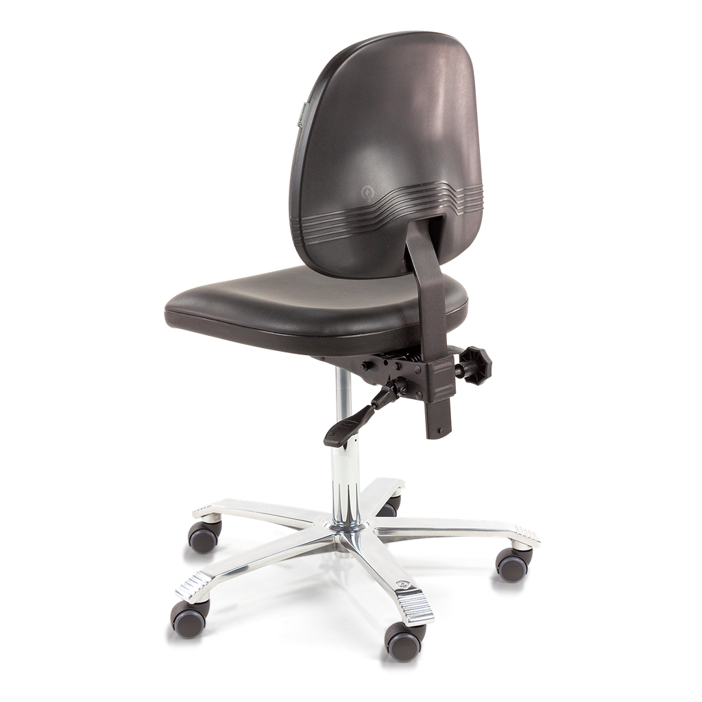 Ergo 2300 Leatherette Black without Armrests (4)