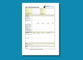 vdu assessment form template