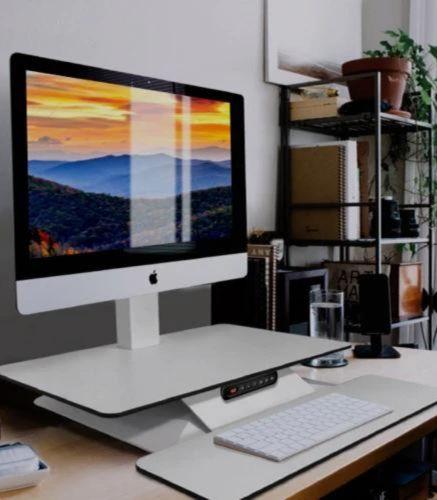 Standdesk dual monitor tabletop converter