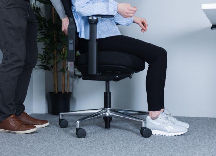 office chair backrest height adjustment