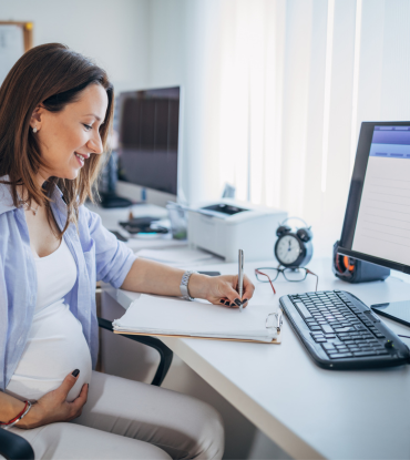 pregnant pregnancy DSE ergonomics assessments