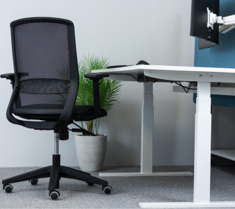 Height adjustable sit-stand desks and ergonomic chairs at KOS Ergonomics