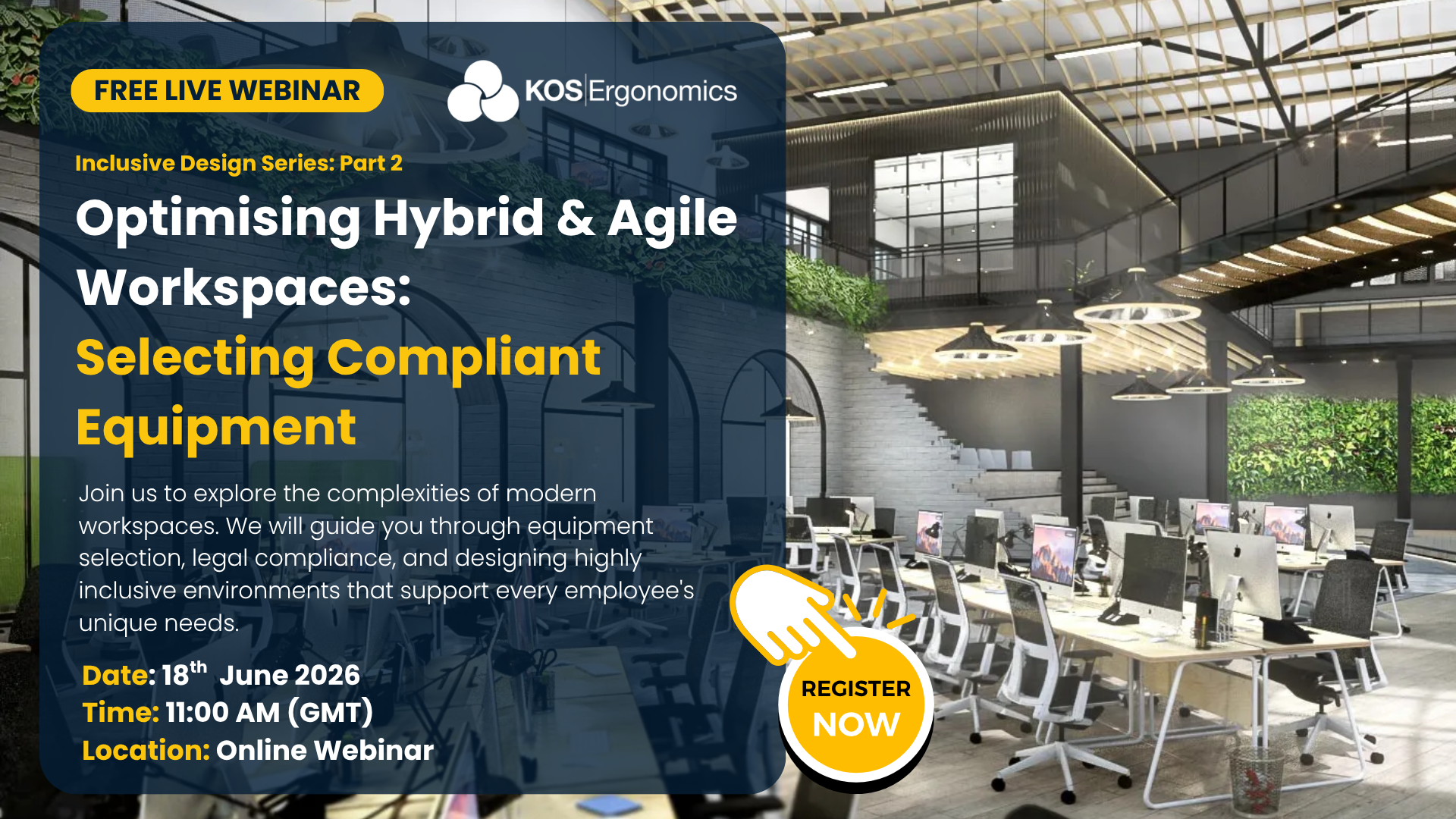 Webinar - Sign Up Optimising Hybrid & Agile Workspaces