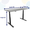 Scandic-Desk | Electric Sit-Stand Desk | Fully Customisable