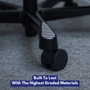Fortis PI 400 Heavy-duty ergonomic chair for tall users
