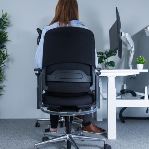 Fortis Air PI 300 FC | Agile Working Chair | Mesh Office Chair W/ Fabric Cover
