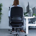 Fortis Air PI 300 FC | Agile Working Chair | Mesh Office Chair W/ Fabric Cover