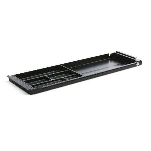 Lockable Scandi Pullout Drawer | Slim W/Lock | Under Desk Drawer For Standing Desk