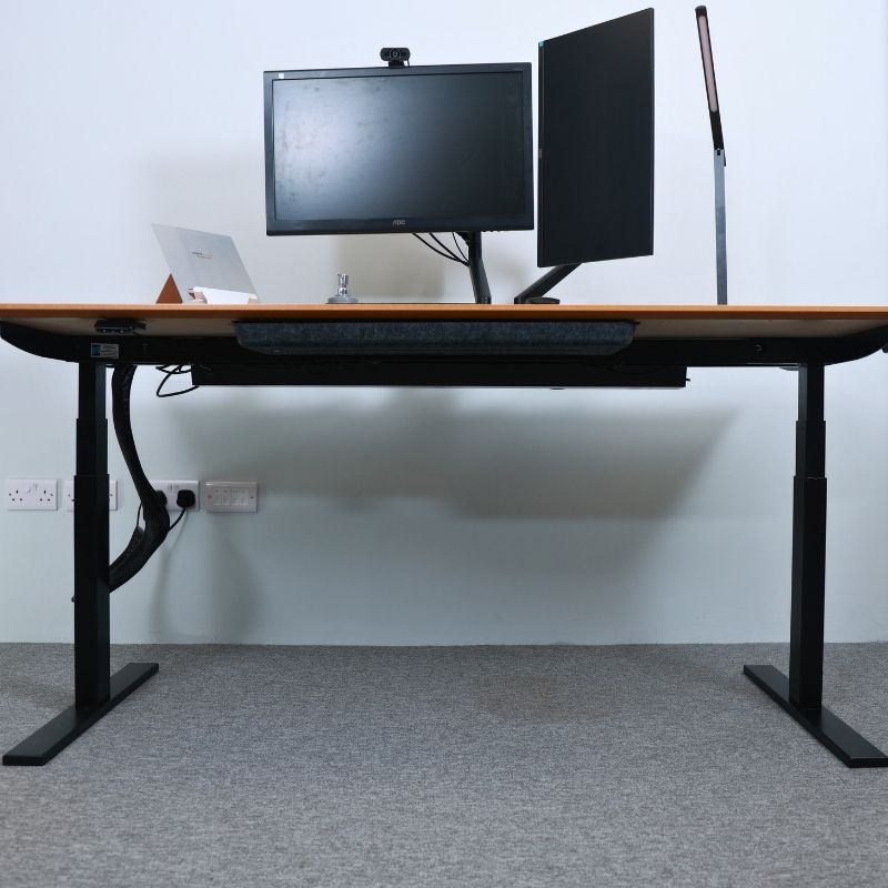 Scandic Felt Under Desk Drawer | Under Desk Pullout Drawer For Sit-Stand Desks1_KOS_Ergonomics