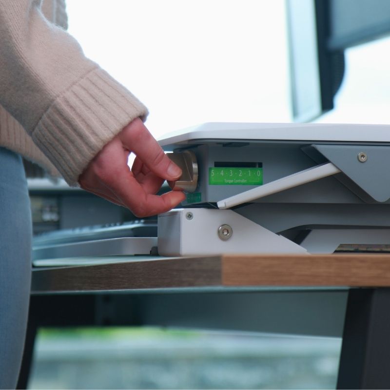 Freedom Desk Pro | White | Standing Desk Converter