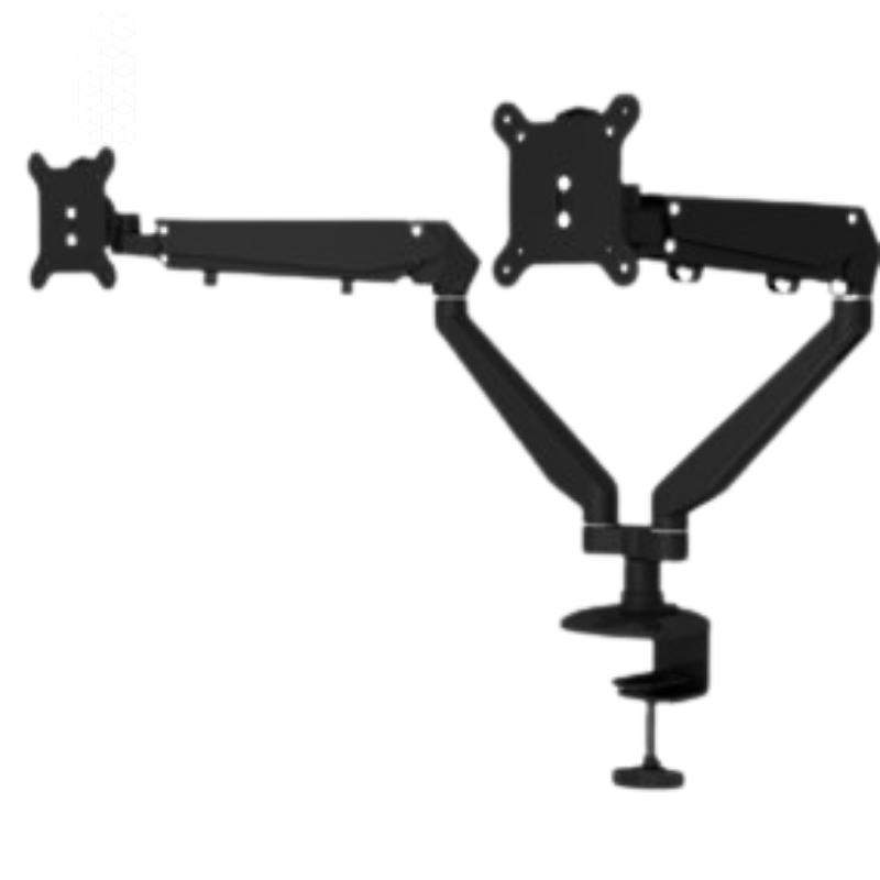 PI Float Dual Monitor Arm Black