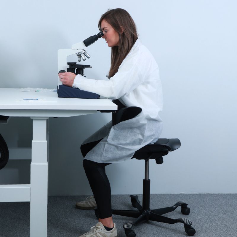 3" Wrist Support Wedge | For Microscope Work | Ergonomic Support For Medical, Lab & Industrial Use4_KOS_Ergonomics