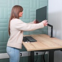 PI Float2 Single Monitor Arm Black