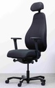 Invictus PI 4000 | Back Care Office Chair | Leather Headrest
