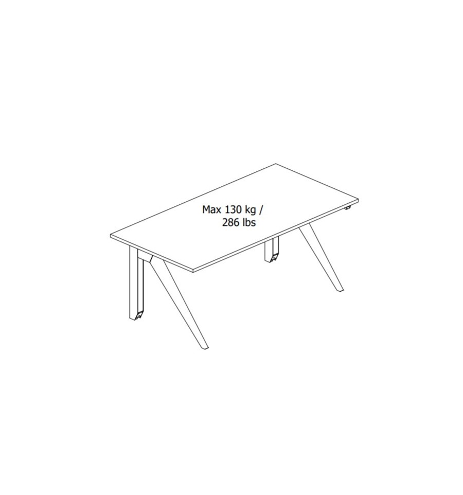 Kabala Height Adjustable Desk | Executive Standing Desk