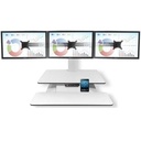 StandDesk | Triple Monitor Standing Desk Converter | ESS3