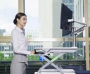 Freedom Desk Pro | White | Sit Stand Desk Converter