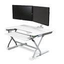 Freedom Desk Pro | White | Sit Stand Desk Converter