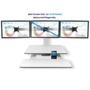 StandDesk | 3 Monitor Standing Desk Converter | ESS3