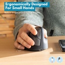 KOS VertBreak | Wireless Vertical Ergonomic Mouse | Mouse For Small Hands