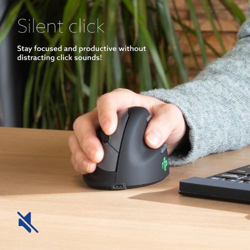 KOS VertBreak | Wireless Vertical Ergonomic Mouse | Mouse For Small Hands