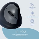 KOS VertBreak | Wireless Vertical Ergonomic Mouse | Mouse For Small Hands
