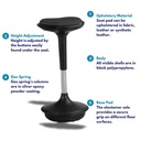 KOS Balance Stool | Perching Stool