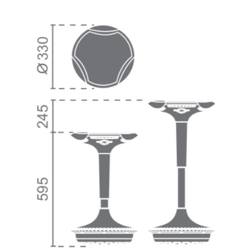 KOS Balance Stool | Perching Stool
