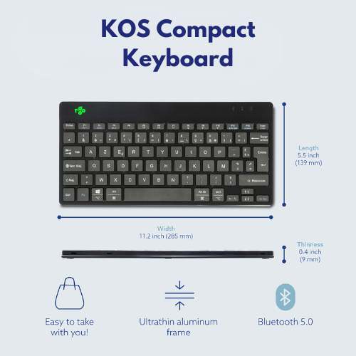 KOS Compact Keyboard | With Break Reminder