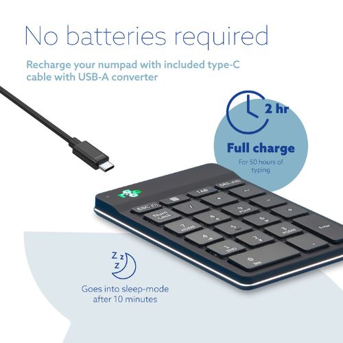 KOS Numpad Break | Number Pad With Break Reminder | Wireless