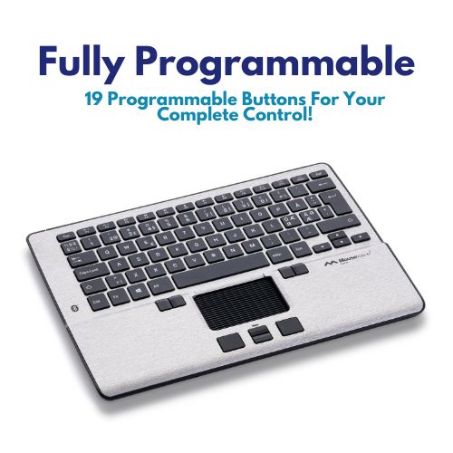 MouseTrapper Alpha | Ergonomic Mouse With Built-In Keyboard For RSI | Wireless