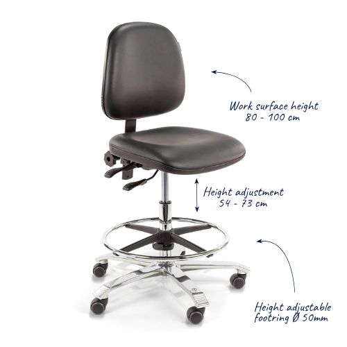 Spire Ergo High Chair K2301 | Lab Chair