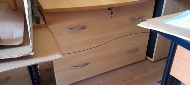 Beech Drawers With Lock | Demo Model | 72% OFF