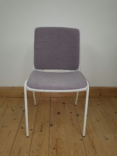 Meeting Chair 4 Legs White Frame | Demo Model |
