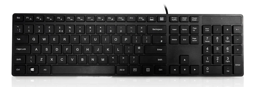 KOS Super Slim Multimedia Keyboard | Slim Keyboard | USB