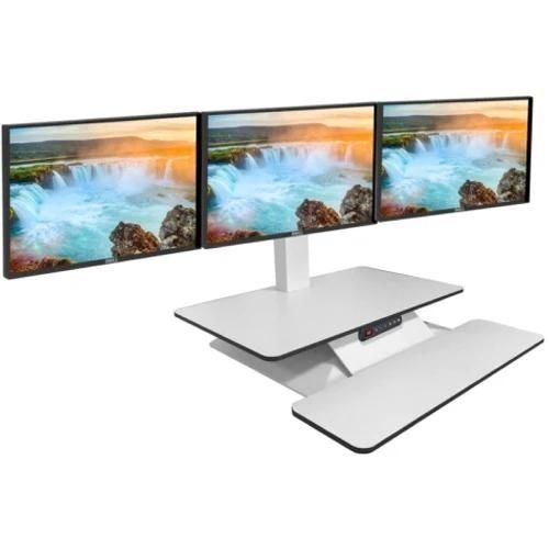 StandDesk | 3 Monitors | Triple Monitor Standing Desk Converter | ESS3 - Electric