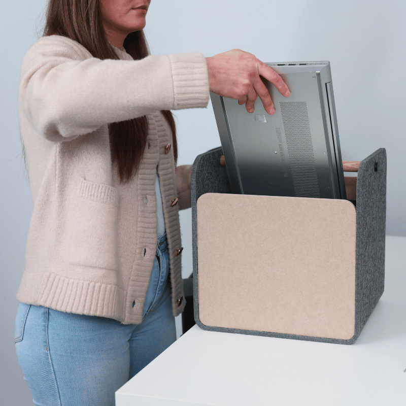 Scandic Hot Desk Office Box Recycled Felt