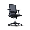 ErgoX2 Vinyl Seat | Black | Ergonomic Office Chair