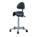 Moveo PI 150 | Saddle Chair with Backrest | Leather