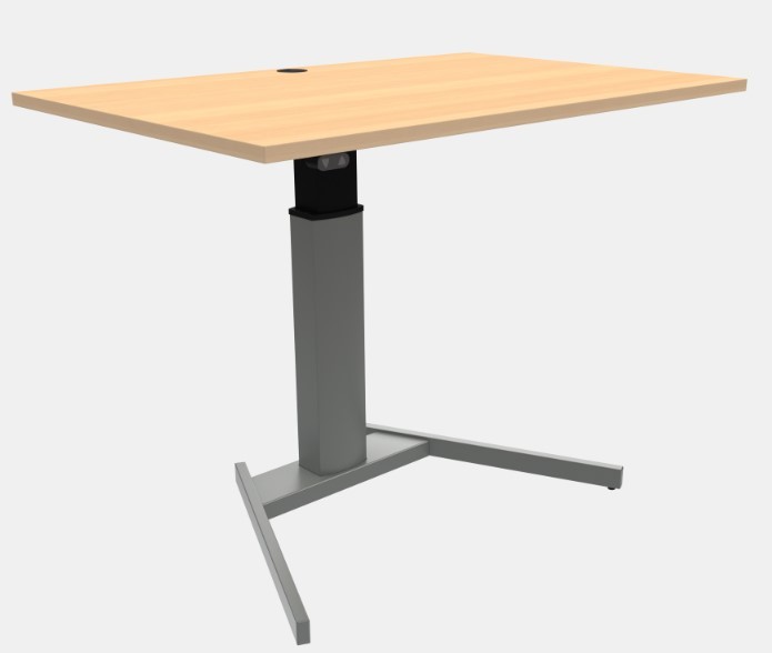 KonSe Height Adjustable Single Column Desk KO1001(TO Remove)