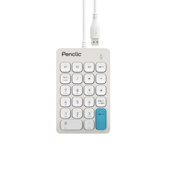 Penclic Number Pad N3 Grey