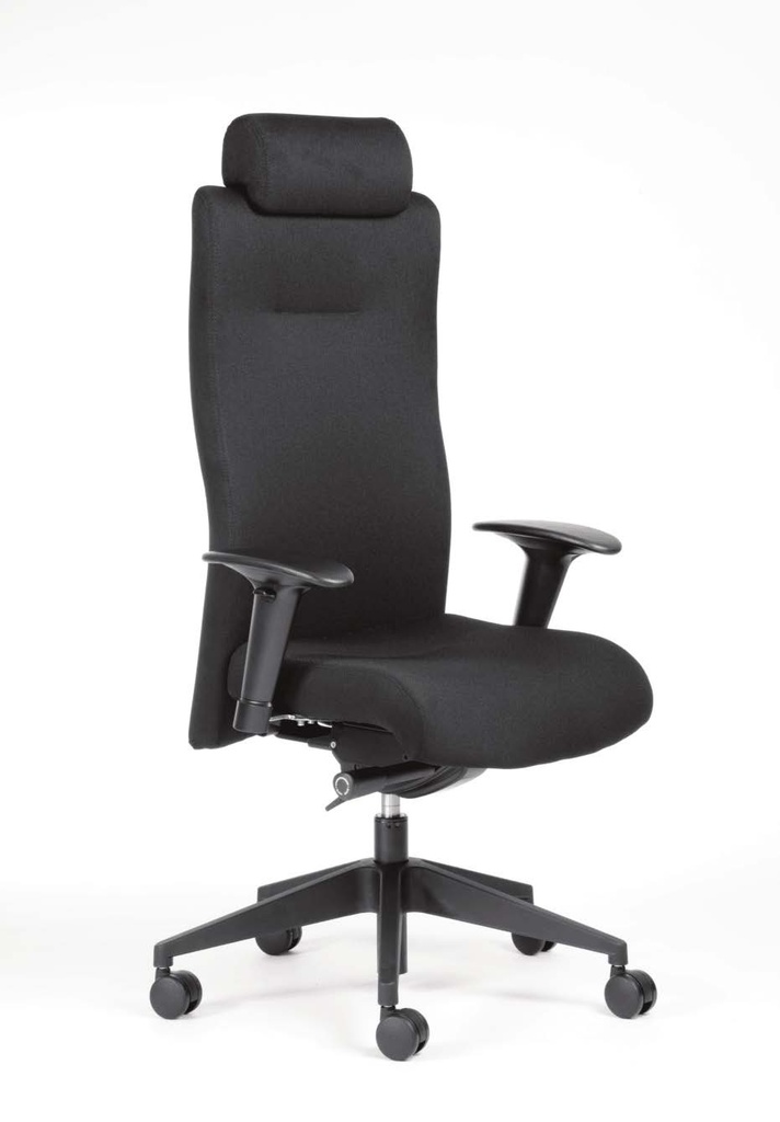 Revive Ergo High Back 24/7 Chair w/ Neckrest | 24 Hour & Control Room Chair