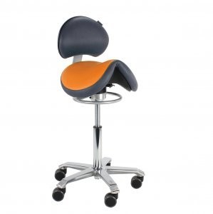 Spire Hopper Balance Saddle w/ Back Support | Dental Chair