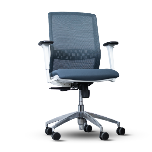 ErgoX2 white mesh ergonomic homeworkers chair