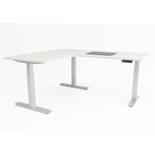 Elevate L-Shaped Sit Stand Desk | Standing Desk