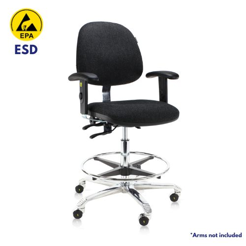 Spire K2301 ESD Chair | ESD Lab Chair | Medium Height Anti-Static Chair