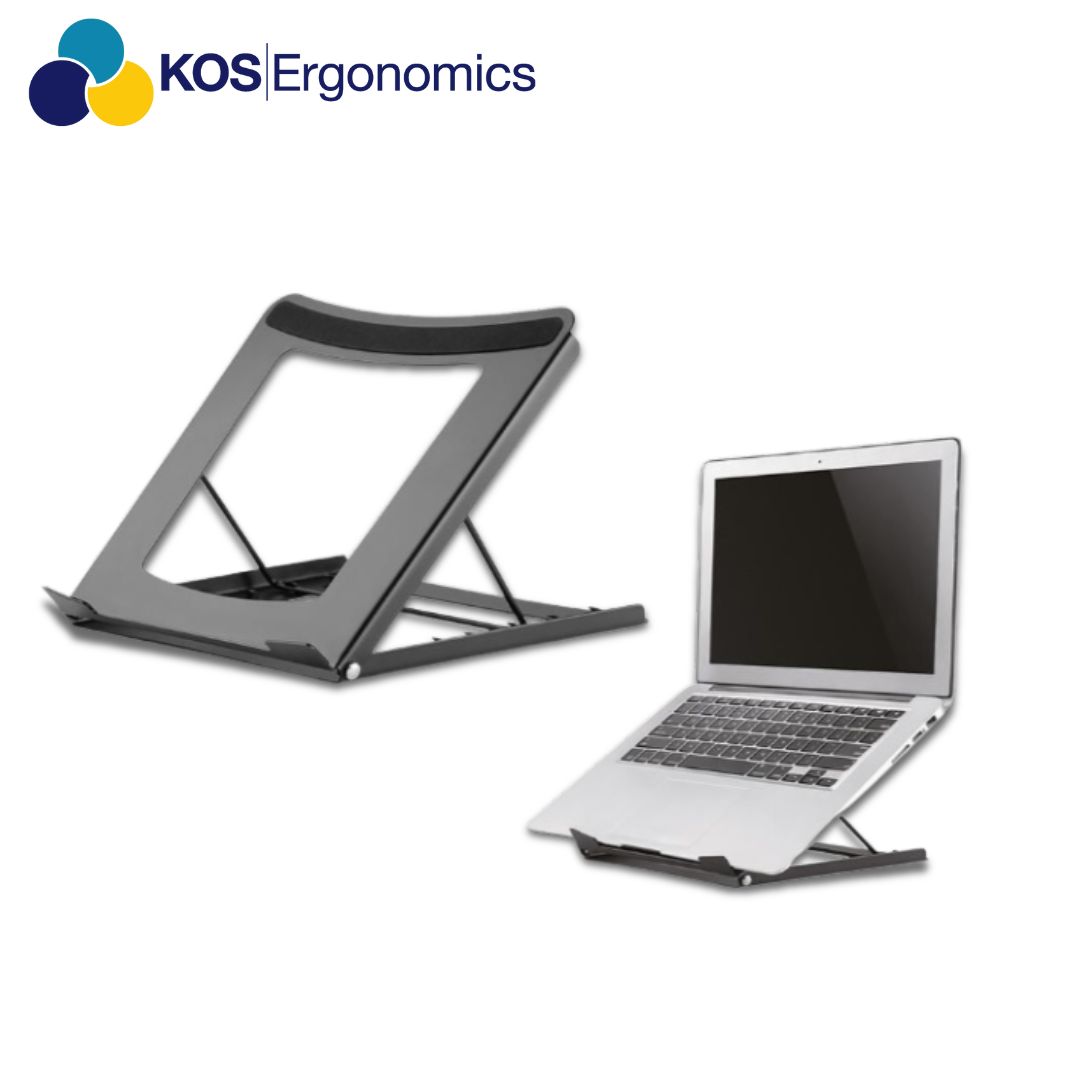 Ergo Steel adjustable steel laptop stand from KOS Ergonomics
