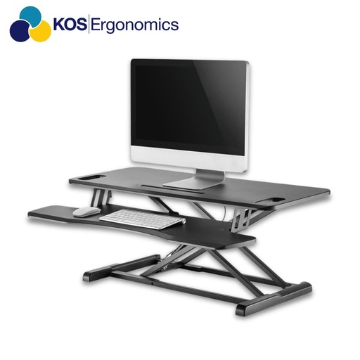Freedom Desk K28 large sit-stand desk converter